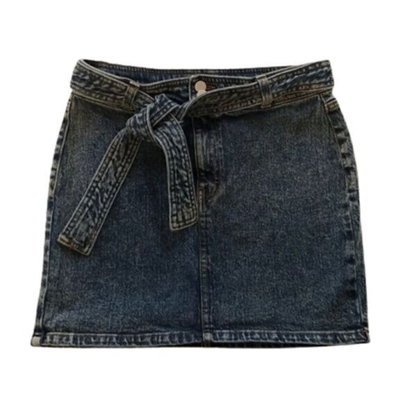 PROSPERITY Denim Mini Skirt - Picture 1 of 5